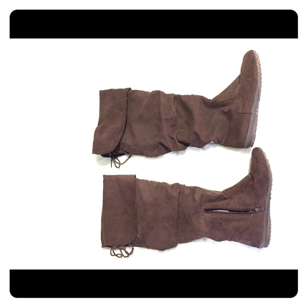 Tall brown boots size 7